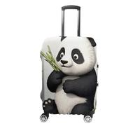 HJUQNGF Luggage Covers for 19-32 Inch, Lovely Panda Suitcase Protector, Stretchable Durable Travel Luggage Cover, Washable Anti-Scratch Travel Bag Protector, white, XL, Flower and Animals