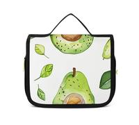 HJUQNGF Toiletry Bag for Women Travel Cosmetic Bag Cow Sticking Out Tongue Large Makeup Bag Hanging Cosmetic Organizer for Toiletries Accessories 3 In 1 Container, Clip Art, 22.5x18.5cm