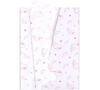 Hjvvr Halloween Ghost Tissue Paper,Pink Ghost Wrapping Paper,20sheets Halloween Decorative Paper for Party DIY Crafts