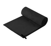 hjwanyin Microfibre Travel Towel - Quick Dry, Ultra Soft, Lightweight, Super Absorbent Compact Camping Towel for Sports, Swimming, Hiking, Gym, Beach, Camping, Yoga (Black, L(60 * 122cm))