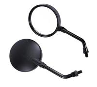 HJWPD 1 Pair Motorcycle Rear View Mirror For Kawasaki Z1 Z1-A KZ900 A4 KZ900-A5 KZ1000 E2 E1 Glass Lens 10mm Screws Parts(Short Stem)