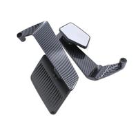 HJWPD Motorcycle Rear View Mirror For KAWASAKI Z1000 Z900 Z800 Z750 Z650 Z400 Z300 Z250 Z125 Glass LensRotate Adjustable(CARBON)