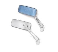 HJWPD Motorcycle Rear View Mirrors For Yamaha For Road Star For Silverado For Warrior Classic Midnight XV 1600 1700 XVZ1300(Chrome)
