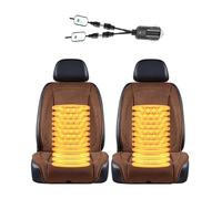 HJXBD888 Warm Adult Car Booster Seat for Driver Comes with snow shovel and steering wheel cover It Is the Warmest Gift for Drivers in Winter,Brown-twoseats