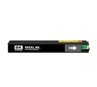 HJXcTRH 980 980XL Compatible Color Ink Cartridge Compatible With Officejet Enterprise Color X555dn X555xh X585dn Refurbish printer(1PCS Black)