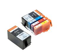 HJXcTRH Compatible 920 Ink Cartridge Compatible With 920 HP920XL Fits Officejet 6000 6500 6500 Wireless 6500A 7000 7500 7500A Inkjet Printers(1 Set add 1 Black)
