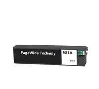 HJXcTRH Compatible Ink Cartridge 981 Compatible With HP981 981A Compatible With PageWide Enterprise Color 556xh 586dn 586f E58650dn E55650 Refurbish printer(1pcs- Black)