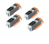 HJXcTRH Compatible Ink Cartridge BCI-350XL BCI-350 BCI-351XL BCI-351 Compatible With PIXUS MG6330 MG6530 MG6730 7130(4PCS 350 Black)
