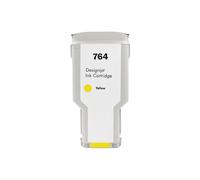 HJXcTRH Compatible Ink Cartridge Compatible With HP764 Color Inkjet Compatible With DesignJet T3500 Models C1Q17A C1Q16A C1Q13A C1Q14A(1PCS Y-300ML)