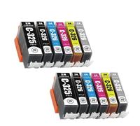 HJXcTRH Compatible Ink Cartridge PGI-325 BCI-326 Compatible With Printers MG6130 MG6230 MG8130 MG8230 IX6530(2 Sets(12pcs))