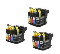 HJXcTRH Compatible LC113 Ink Cartridge Compatible With MFC-J4510N J4810 J4910 J6770 J6975 J6970CDW J6570CDW J6573 DCP-J4210N J4215N Printers(3 Sets(12pcs))