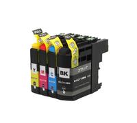 HJXcTRH Compatible LC113 Ink Cartridge Compatible With MFC-J4510N J4810 J4910 J6770 J6975 J6970CDW J6570CDW J6573 DCP-J4210N J4215N Printers(1 Set(4pcs))