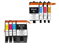 HJXcTRH Compatible Replacement Ink Cartridges Compatible With HP903 903 907 XL 903XL 907XL Compatible With Officejet 6960 6968 6970 Printer(2Sets (8PCS))