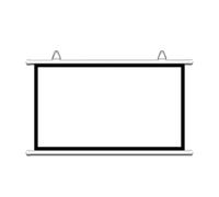 HJXGQJM Pull Down Projector Screen White, 30" 40" 50" 60" 72" Portable Projector Screen, Roll Down Movie Screen, 4:3/16:9 Mobile Movie Screen, Wall Mountable HD Projection Screen(16:9,60")