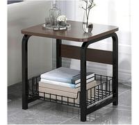 HJYBFA 2/3/4 Tier Coffee Table, Simple Design Sofa with Multifunctional Storage Rack and Metal Frame,Suitable for Small Space,Living Room,Study Room,C Decoration