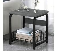 HJYBFA 2/3/4 Tier Coffee Table, Simple Design Sofa with Multifunctional Storage Rack and Metal Frame,Suitable for Small Space,Living Room,Study Room,D Decoration