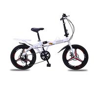 HJYBFA 20 in 7-Speed Full Suspension MTB Bikes Folding Bike,Portable Bikes,Double Disc Brake Mountain Urban Commuters for Adult Teens