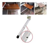 HJYCLFAZU Adjustable Stainless Steel Folding Table Legs for DIY Furniture Telescopic Feet with Protective Feet Height Options from 50cm to 130cm 120cm/47.2in