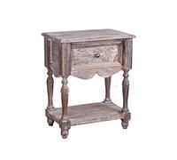 HJYCLFAZU Bedside Tables,Nightstand Bedroom Accent Table Cabinet Retro Solid Wood Narrow American Sofa Side Locker Small