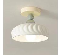HJYCLFAZU Modern Semi Flush Mount Ceiling Lamp Dome Shape Ceramic Light,Chandelier Light Fixture