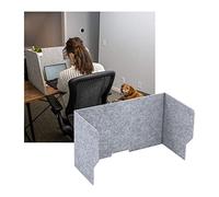 HJYCLFAZU Portable Acoustic Desk Divider, Foldable for Classroom, Sound-Absorbing Table Partition, 60/80/100 cm, Reduces Noise & Visual Distractions, Free-Standing Design