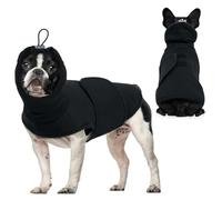 Hjyokuso Dog Anxiety Jacket With Calming Hood, Lightweight Anxiety Relief Coat For Thunder, Fireworks, Travel & Separation, Adjustable Dog Calming Vest With Ear Wrap, Anti Anxiety Dog Shirt - M