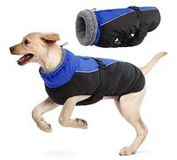 Hjyokuso Dog Coats Waterproof, Winter Jacket With Harness Hole, Warm Clothes for Small Medium Large Dogs, Chihuahua French Bulldog Dachshund