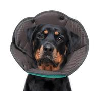 Hjyokuso Dog Cone Collar L, Soft Cones for Large Medium Small Dogs,Adjustable Dog Cone Alternative to Stop Licking, Comfy Elizabethan Collar for After Surgery Wound Healing & Hot Spots LakeBlue