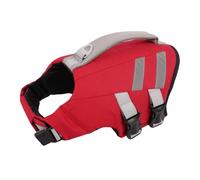 Hjyokuso Dog Life Jacket Medium, Adjustable Dog Life Vest for Swimming with Rescue Handle, Reflective Dog Swimming Vest, Lightweight Dog Flotation Vest for Boating & Beach Red M