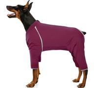 Hjyokuso Dog Recovery Suit, Dog Surgery Recovery Suit Long Sleeve, Dog Onesie For Female Male, Dog Post Surgery Body Suit For Shedding Skin Disease Wound Protection, Pet Pajamas,Cone Alternative S