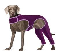 Hjyokuso Recovery Suit For Dogs - Leg Surgery Protector, Lick Sleeve, Elbow Protector - 2XL