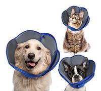 Hjyokuso Soft Dog Cone, Breathable Dog Cone Collar for Small Medium Large Dogs and Cats, Adjustable Dog Recovery Collar for After Surgery, Lightweight E-Collars for Dogs, Elizabethan Collar -XL