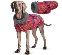 Hjyokuso Waterproof Winter Coat for Dogs With Harness Hole - Warm Jacket for Small, Medium, Large Dogs, Chihuahua, French Bulldog, Dachshund