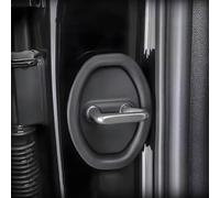 HJYOUXUAN 4 Pcs Car Door Lock Covers for Fiat Panda, Silicone Lock Accessories Door Lock Decoration Protective Cover Door Latch Lock Cover