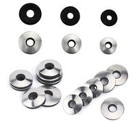 HJYZY 138 pcs Stainless Steel EPDM Bonded Sealing Neoprene Rubber Washers for #4/ #5/ #6 Screws