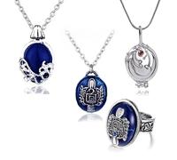 HJYZY 14 pcs The Vampire Diaries Sticker Elena Gilbert Opening Vervain Locket Pendant Necklace Daywalking Katherine Necklace Signet Damon's Ring Set
