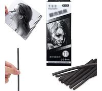 HJYZY 3-8mm Willow Charcoal Sticks for Sketching and Drawing Art Supplies for Professionals Students and Hobbyists, Black