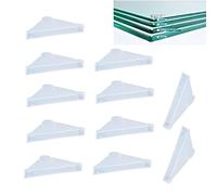 HJYZY 3 x 50 mm Kunststoff-Eckenschutz weiß für scharfes Glas, Metallbleche, Spiegel, Keramikfliesen, Dreifach-Eckabdeckungen 20 Stück