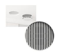 HJZALMI Metal Round Air Vent Cover, Return Air Grille With Mesh, Louver Register For Bathroom Garage Duct Use HVAC Supply Circular Vent Round Ceiling Diffuser(White,Diameter 80cm)