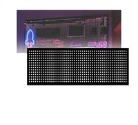 HJZALMI Pegboard Combination Kit, Perforated Hardboard Wall Organizer Panels, Modular Hanging for Gaming Setup with Hooks for Home, Craft Room, Garage Tool Storage(60x100cm(23.6x39.4in))