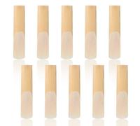 HJZHII 10PCS Alto Saxophone Reeds, Strength 2.5 Professional Alto Sax Reeds Thinner Reed Tip Traditional Sax Reed for Saxophone Beginner Player Educators Easy Play
