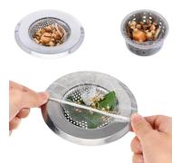 HJZHII 300pcs Kitchen Sink Strainer Mesh Bags, Disposable Sink Net Strainer Filter Bags Elastic Sink Filter Net for Kitchen and Bathroom Collecting Kitchen Food Waste Garbage