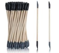 HJZHII 30PCS Sanding Sticks, 5.4Inch Double End Matchsticks Sanding Pole 150/280 Grit Fine Sandings Sticks Polishing Stick Tool for Plastic Models Miniatures Wood Hobby Craft Tight Space