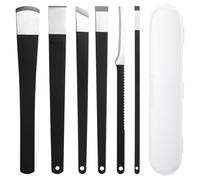 HJZHII 6PCS Ingrown Toenail Tool Pedicure Tool Kit, Stainless Steel Pedicure Sets for Feet Professional Ingrown Toenail Treatment Tools with Storage Box Foot Care for Men Women Nail Feet Care