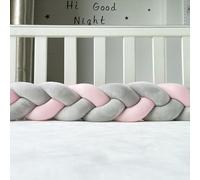 HJZPWB Bed Border, Head Protection for Changing Table, Thick Soft Breathable Cushion Side All Round Braided Ideal for Gift And Decorating,A26,200cm