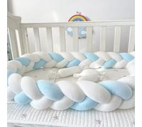 HJZPWB Bed Border, Head Protection for Changing Table, Thick Soft Breathable Cushion Side All Round Braided Ideal for Gift And Decorating,A12,200cm