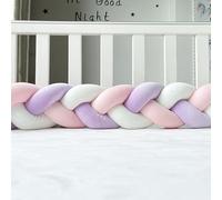 HJZPWB Bed Guard Rail Knot Nursing Cushion for Home Bedroom Braided Mat Cuddle Cushion Braided Pillows Knotted Soft Anti-Fall All-Round Protection Pillow Decor Knot Pillow,A15,150cm