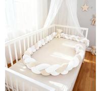 HJZPWB Braided Knotted Cushion, Decor Knot Pillow, Handmade Soft Knot Pillow, Cotton Bed Set All Round Braided Protector for Room Bed,A26,150cm