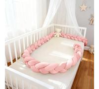 HJZPWB Braided Knotted Cushion, Decor Knot Pillow, Handmade Soft Knot Pillow, Cotton Bed Set All Round Braided Protector for Room Bed,A15,150cm