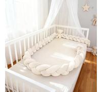 HJZPWB Braided Knotted Cushion, Decor Knot Pillow, Handmade Soft Knot Pillow, Cotton Bed Set All Round Braided Protector for Room Bed,A18,200cm